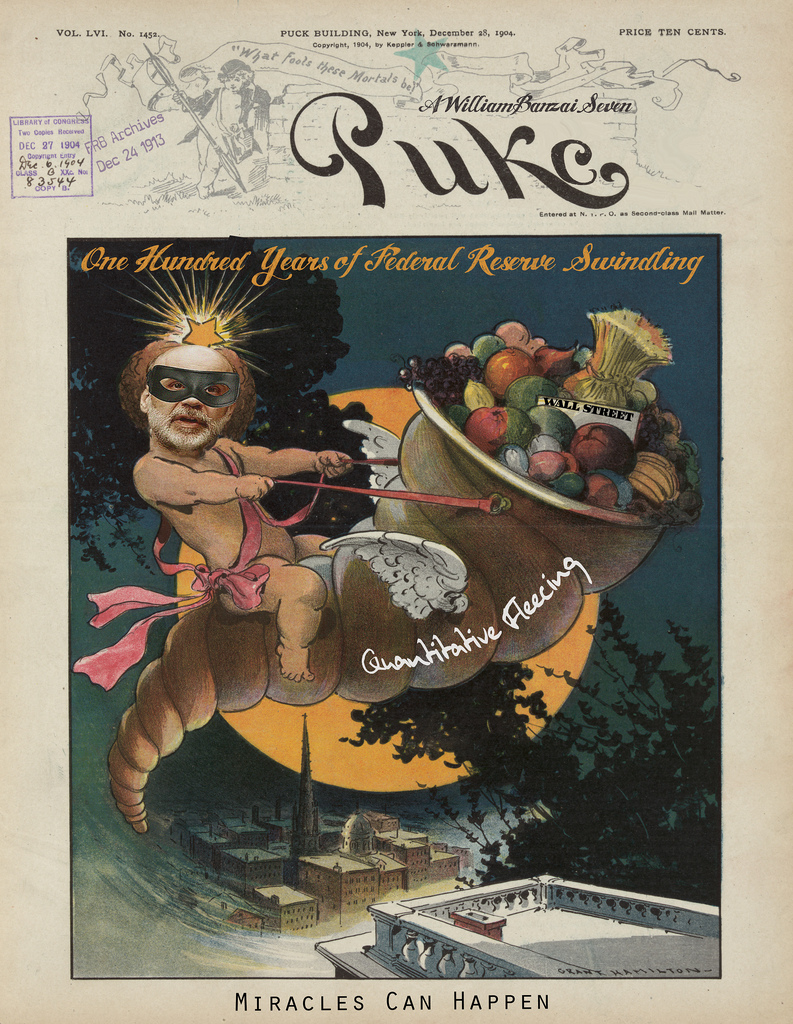 ONE HUNDRED YEARS OF FEDERAL RESERVE SWINDLING (Commemorative Print)