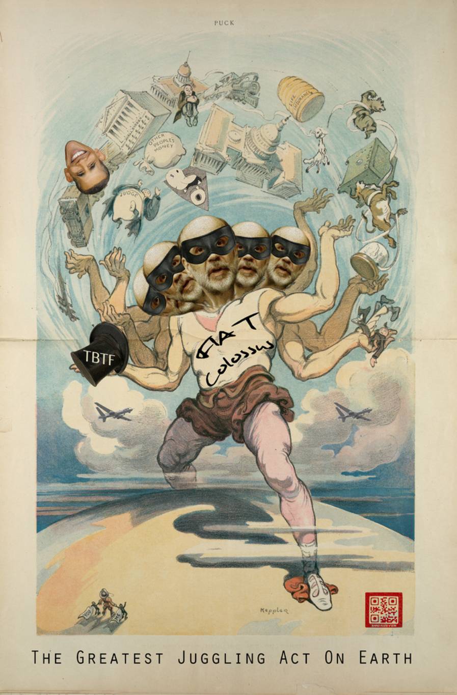 THE GREATEST JUGGLING ACT ON EARTH